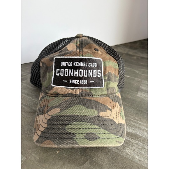 Cap America Other - United Kennel Club Coonhounds Camo Trucker Hat Cap America Snapback Mesh Back